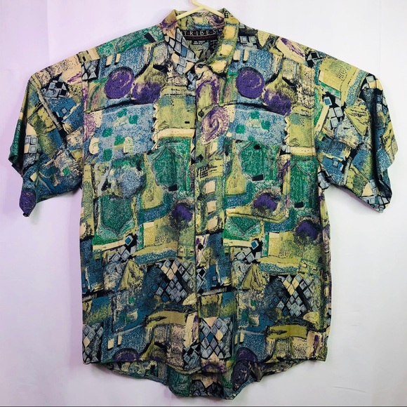 Tribes Vintage 1990s Mens Shirt Casual - Picture 1 of 5